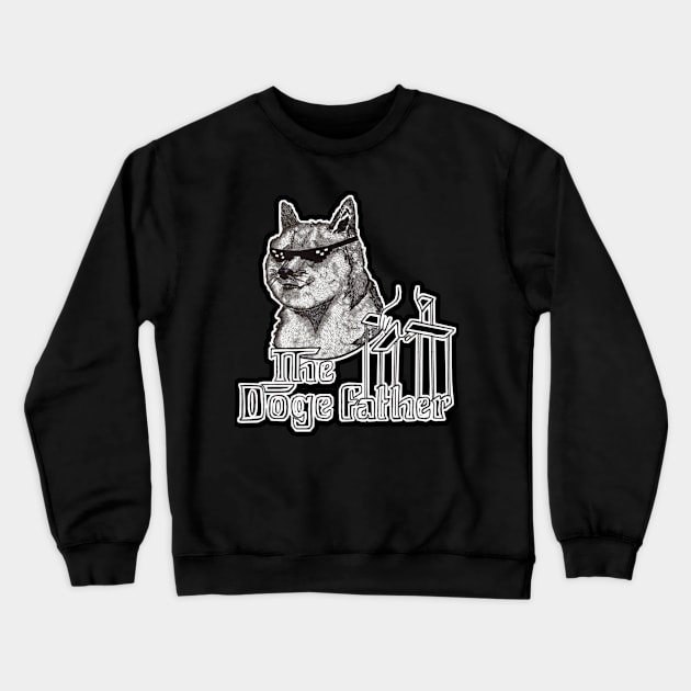 The dogfather Crewneck Sweatshirt by Smriti_artwork